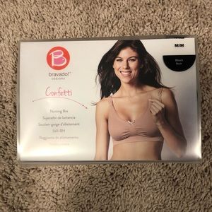 Bravado Designs Confetti Nursing Bra, black